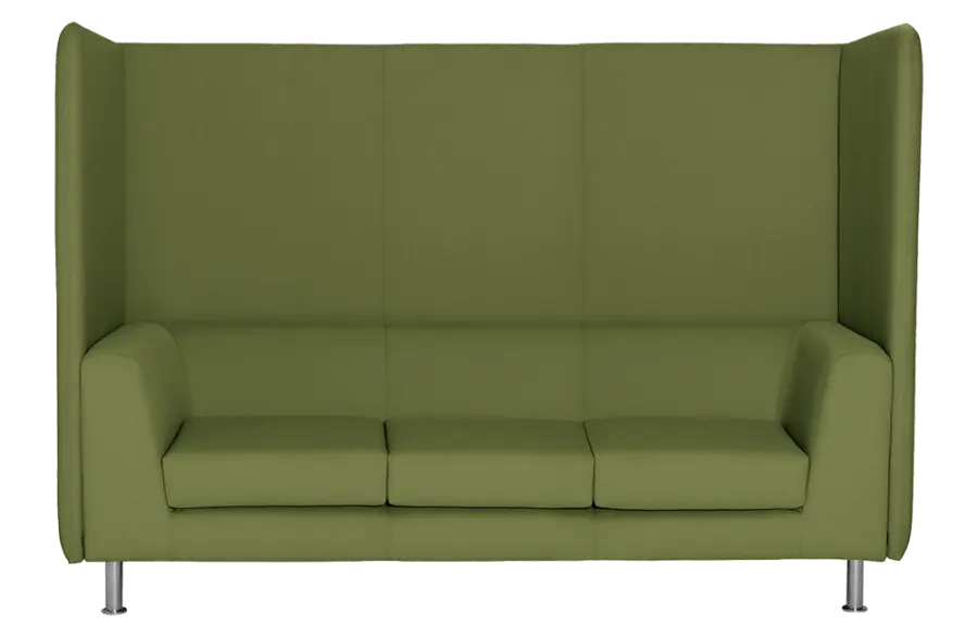 ND 103 AKU trojkřeslo čalouněné, koženka BLOOM B 022 kiwi